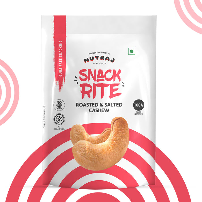 Nutraj Snackrite Almond Roasted & Salted & Cashew Roasted & Salted - C